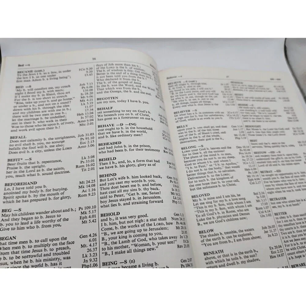 Vintage Concise Concordance Revised Standard Version 1959 Holy Bible Reference